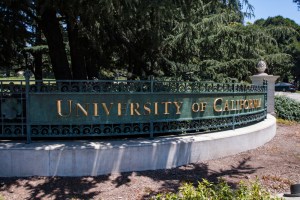 University of California sign